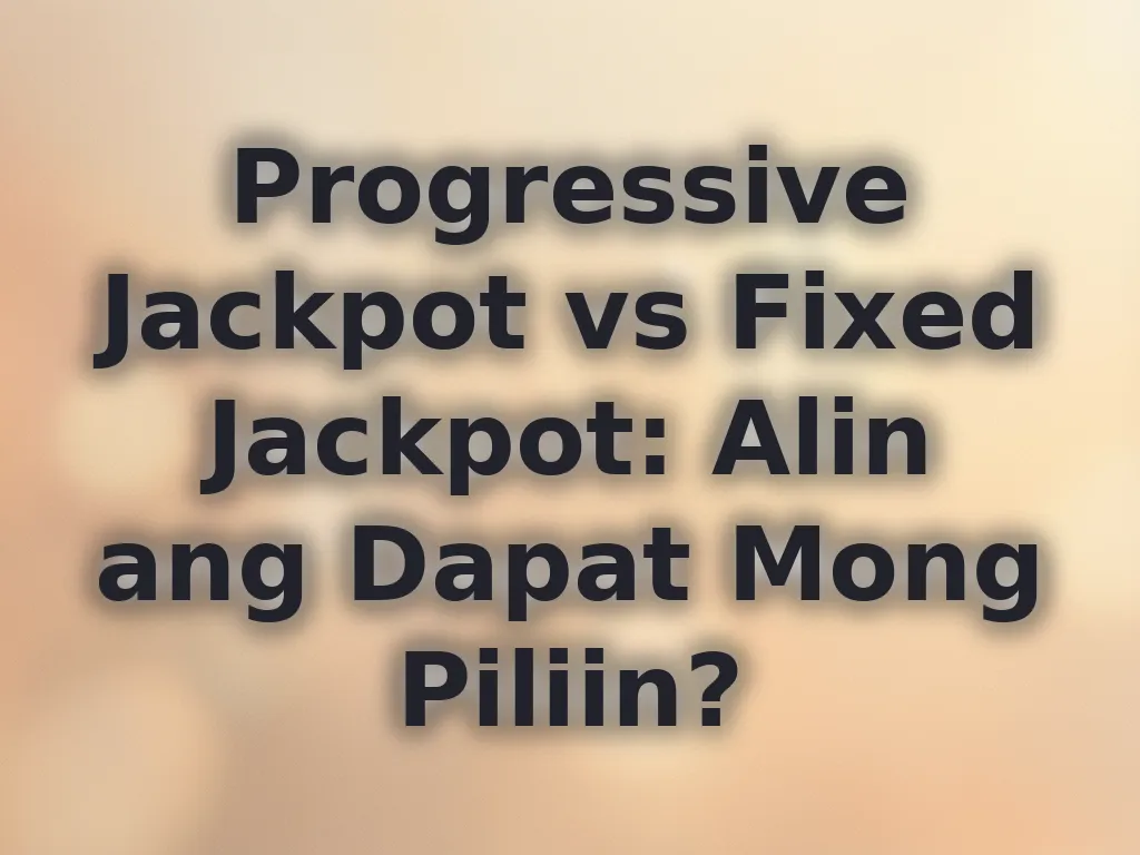 Jackpot comparison