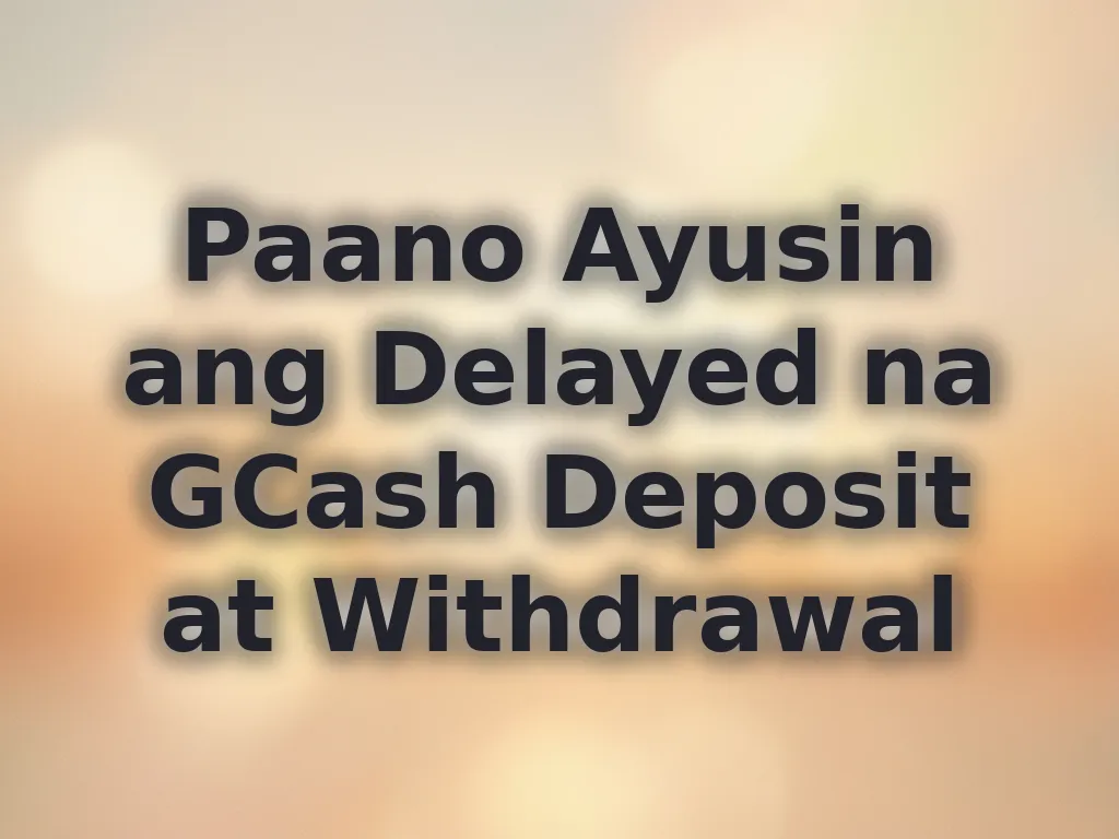 GCash troubleshooting